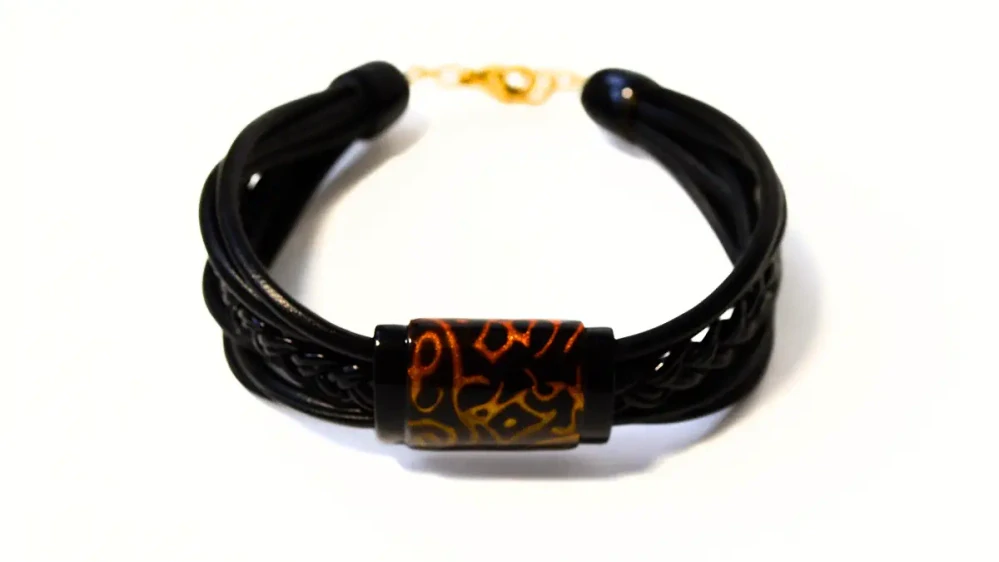 CALLIGRAFIA Náramek pánský - GOLD